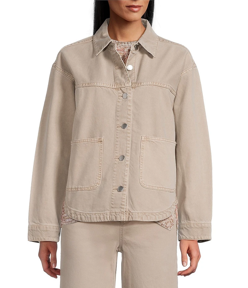 Westbound Long Sleeved Button Front Jacket