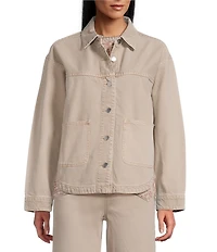 Westbound Long Sleeved Button Front Jacket