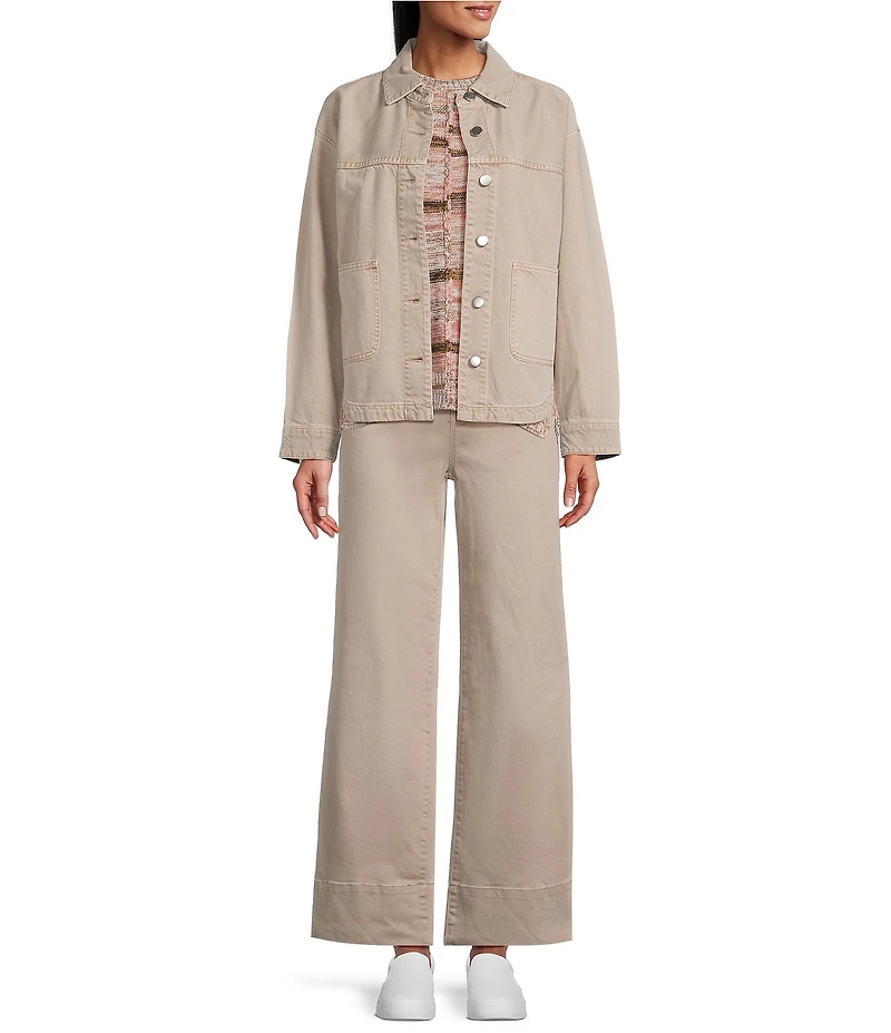 Westbound Long Sleeved Button Front Jacket