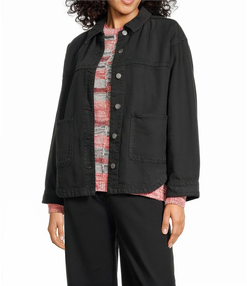 Westbound Long Sleeved Button Front Jacket
