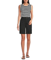 Westbound Mid Rise Bermuda Shorts