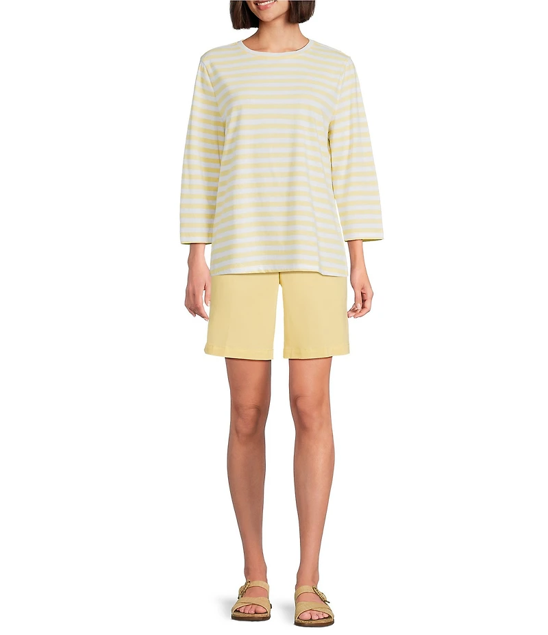 Westbound Mid Rise Bermuda Shorts