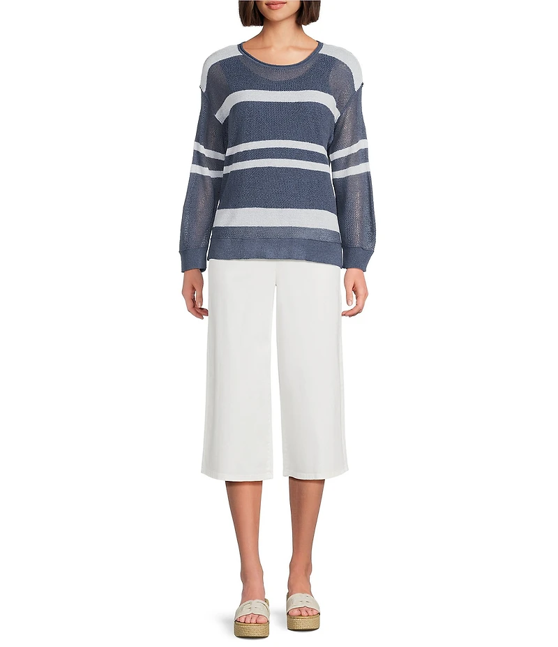 Westbound Mid Rise Culotte Crop Pants