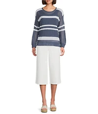 Westbound Mid Rise Culotte Crop Pants