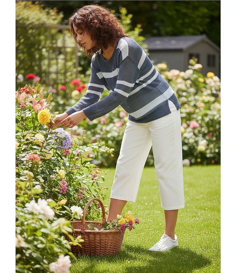 Westbound Mid Rise Culotte Crop Pants