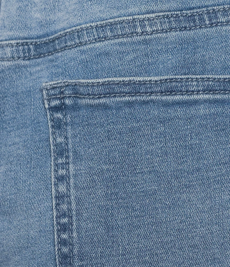 Westbound Mid Rise Embroidered Straight Leg Crop Pants