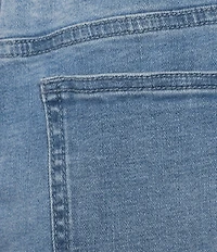 Westbound Mid Rise Embroidered Straight Leg Crop Pants