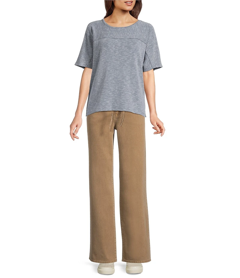 Westbound Mid Rise Relaxed Wide Leg Pants