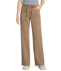 Westbound Mid Rise Relaxed Wide Leg Pants