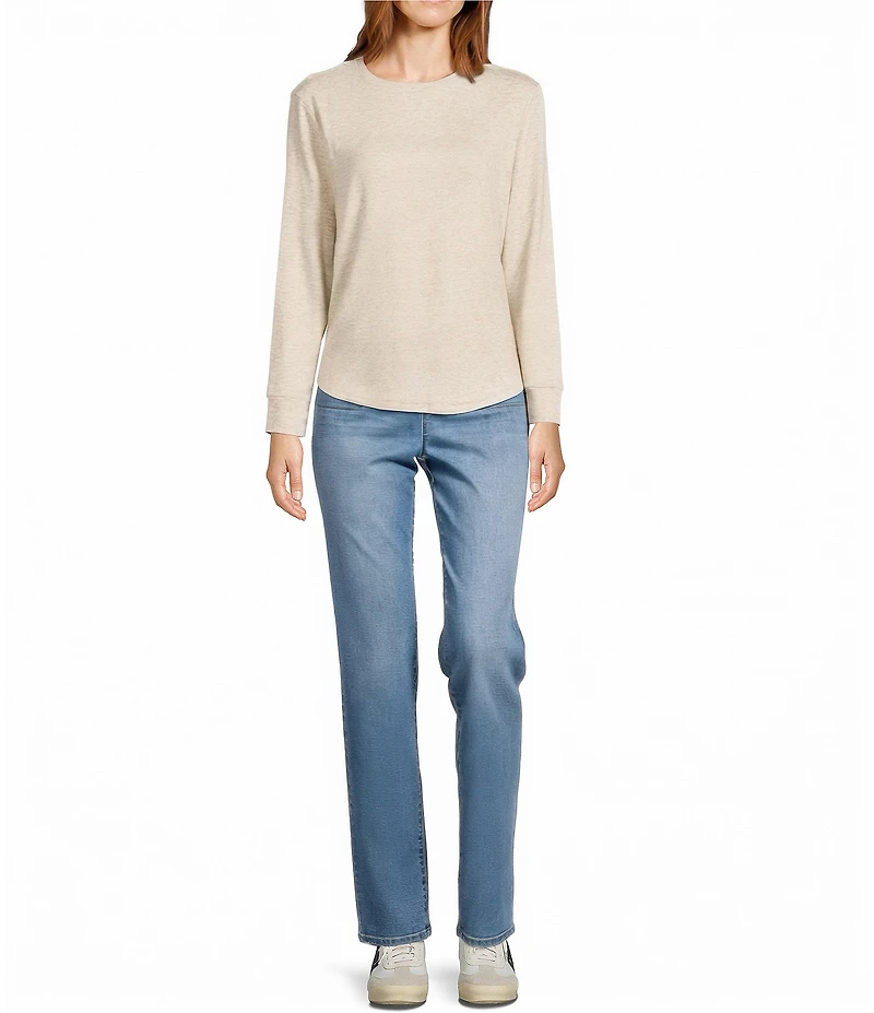 Westbound Space Dye Long Sleeve Crew Neck Pullover