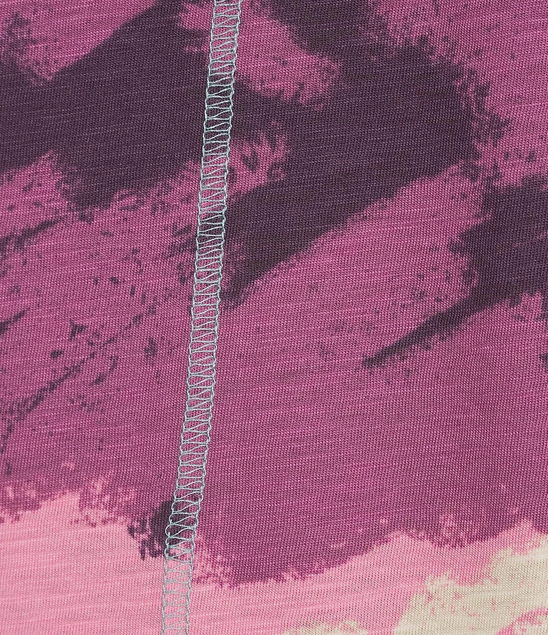 Westbound Painted Landscape Short Sleeve Crew Neck Top