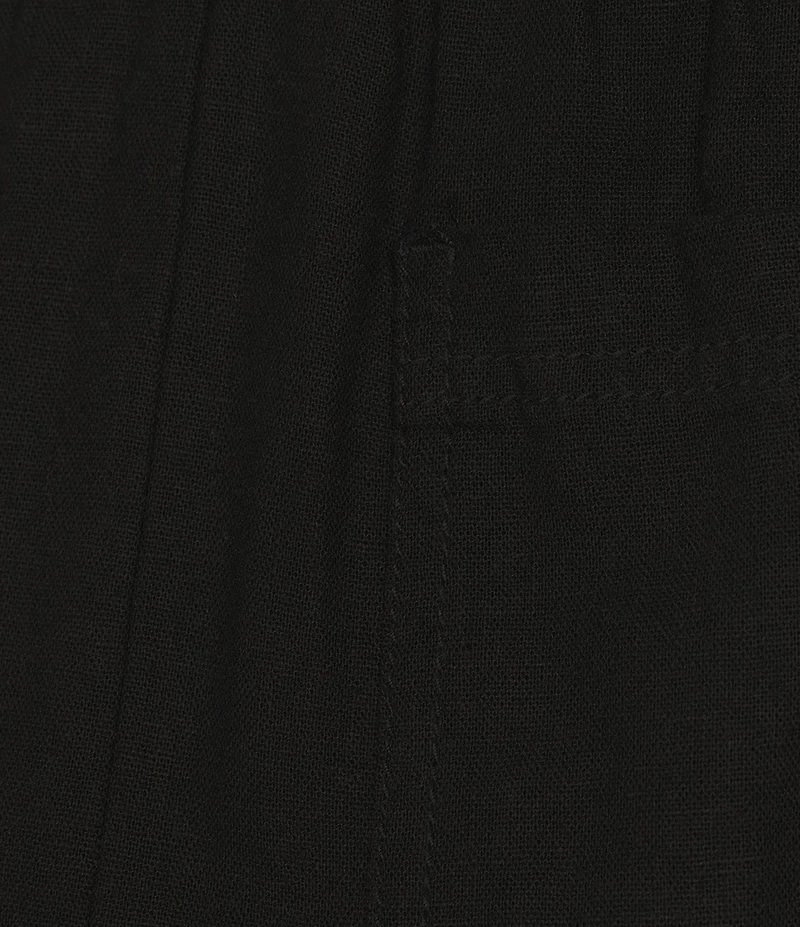 Westbound Linen Patch Pocket Front Slit Midi Skirt