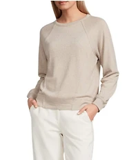 Westbound Petite Crewneck Long Sleeve Pullover Top