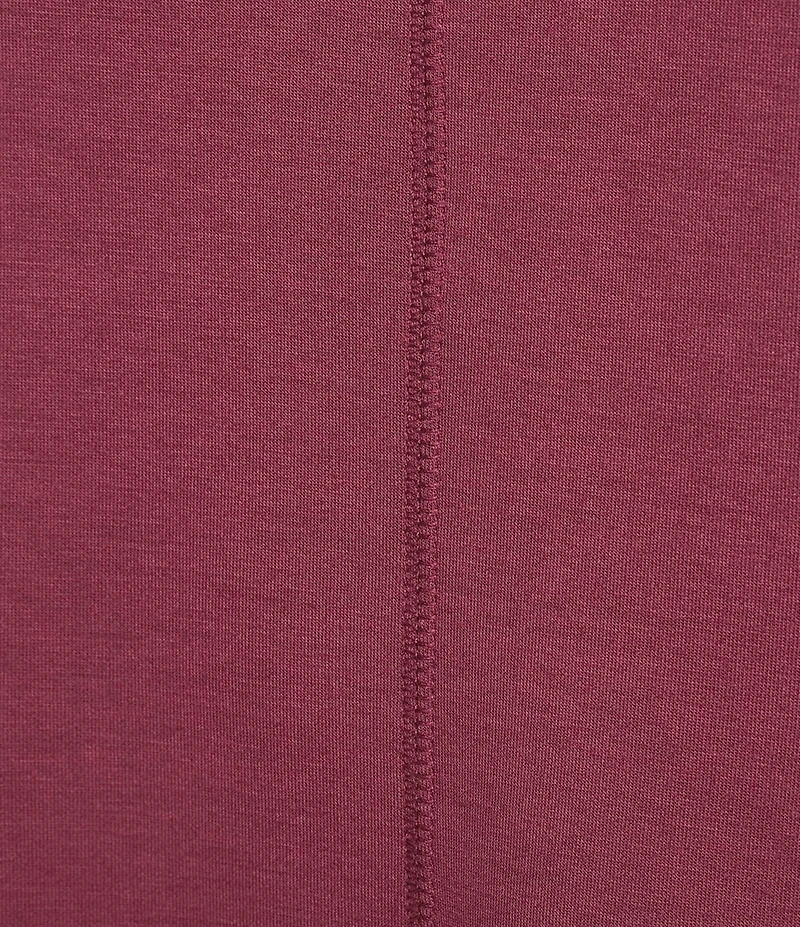 Westbound Petite Long Sleeve Crew Neck Seamed Knit Top