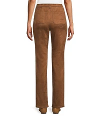Westbound Petite High Rise Patch Pocket Straight Leg Pull-On Pants