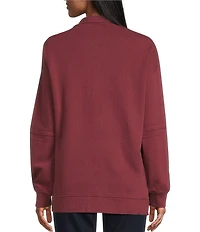 Westbound Petite Long Sleeve Quarter-Zip Pullover