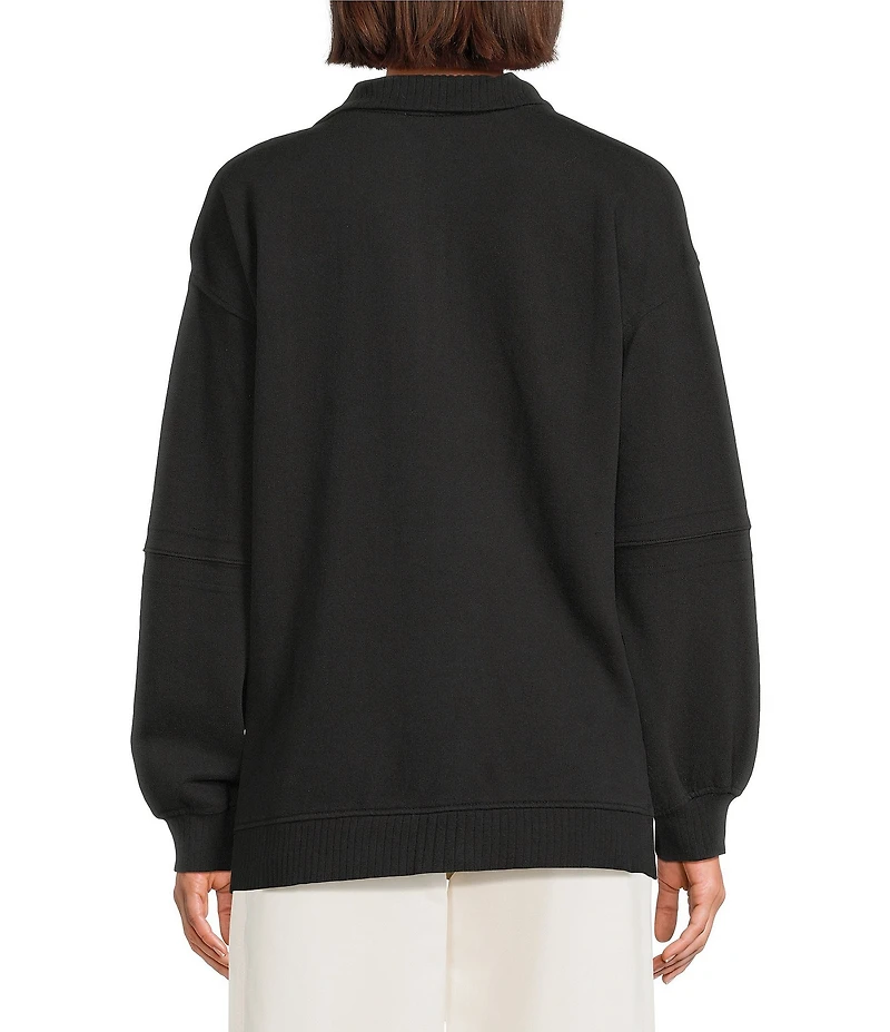Westbound Petite Long Sleeve Quarter-Zip Pullover