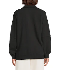 Westbound Petite Long Sleeve Quarter-Zip Pullover