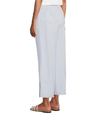 Westbound Petite Pull On Linen-Blend Pants