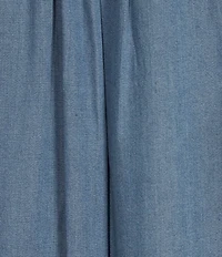 Westbound Petite Size 3/4 Bracelet Sleeve Tie Neck A-Line Dress