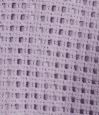 Westbound Petite Size 3/4 Sleeve Crochet Top