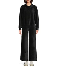 Westbound Petite Size Coordinating Funnel Neck Long Sleeve Top