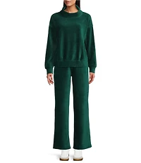 Westbound Petite Size Coordinating Funnel Neck Long Sleeve Top