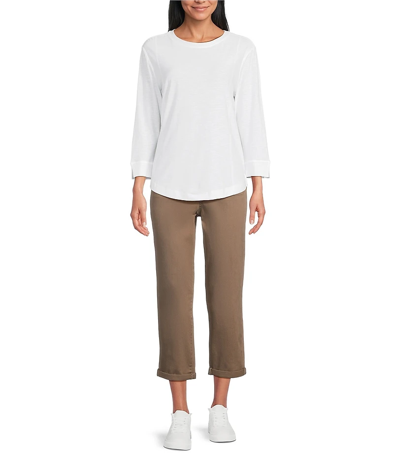 Westbound Petite Size High Rise Crop Pants