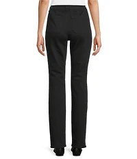 Westbound Petite Size High Rise Patch Pocket Straight Leg Pull-On Pants