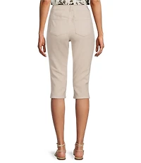 Westbound Petite Size High Rise Pull-On Crop Capri Pants