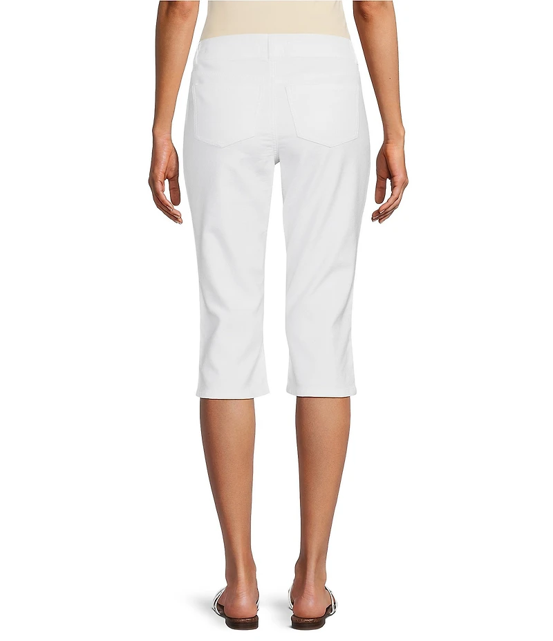 Westbound Petite Size High Rise Pull-On Crop Capri Pants