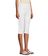Westbound Petite Size High Rise Pull-On Crop Capri Pants