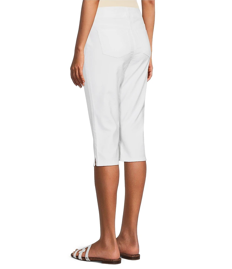 Westbound Petite Size High Rise Pull-On Crop Capri Pants