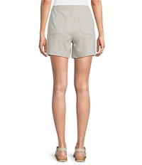Westbound Petite Size High Rise Pull On Flat Front Shorts