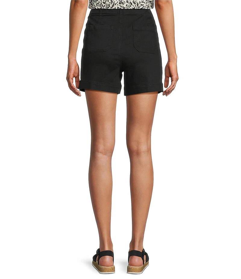 Westbound Petite Size High Rise Pull On Shorts