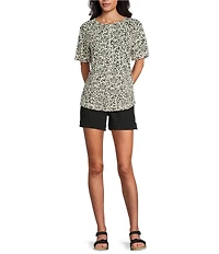 Westbound Petite Size High Rise Pull On Shorts