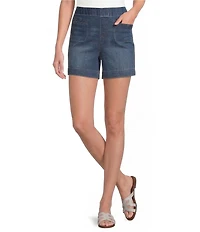 Westbound Petite Size High Rise Pull On Shorts