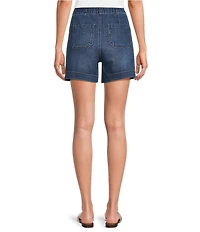 Westbound Petite Size High Rise Pull On Shorts