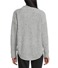 Westbound Petite Size Long Sleeve Mock Neck Sweater