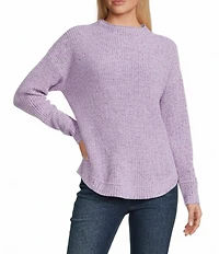 Westbound Petite Size Long Sleeve Mock Neck Sweater