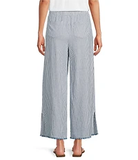 Westbound Petite Size Pull On Linen Blend Pants