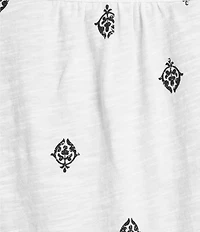 Westbound Petite Size Short Sleeve V-Neck Top