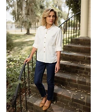 Westbound Petite Size the HIGH RISE fit Cotton Blend Skinny Jeans