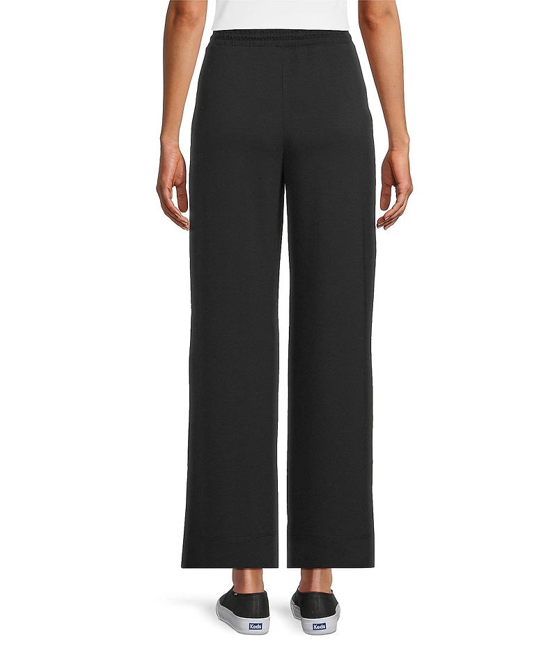 Westbound Petite Wide Leg Drawstring Knit Pants