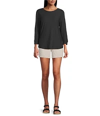 Westbound Petites Size High Rise Pull On Shorts