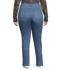 Westbound Plus High Rise Straight Leg Pull-On Pants
