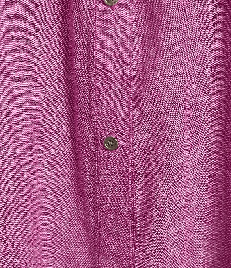 Westbound Plus Size 3/4 Roll-Tab Sleeve Point Collar Y-Neck Button Front Shirt