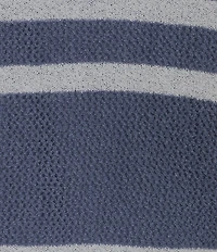 Westbound Plus Size 3/4 Sleeve Crochet Crew Neck Ribbed Top