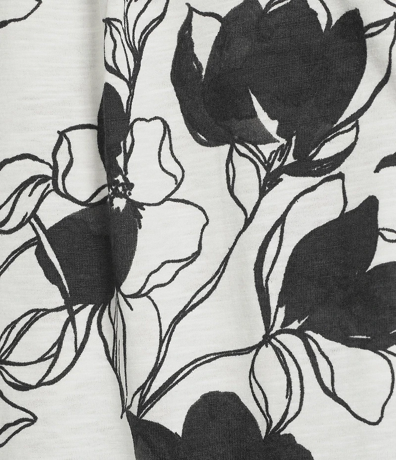 Westbound Plus Size 3/4 Sleeve Knit Crew Neck Top