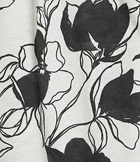 Westbound Plus Size 3/4 Sleeve Knit Crew Neck Top